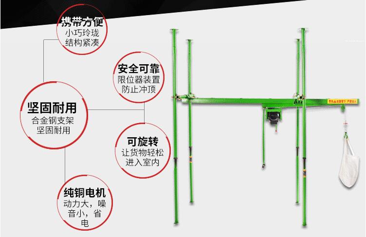 直滑式四立柱室內(nèi)吊運(yùn)機(jī)